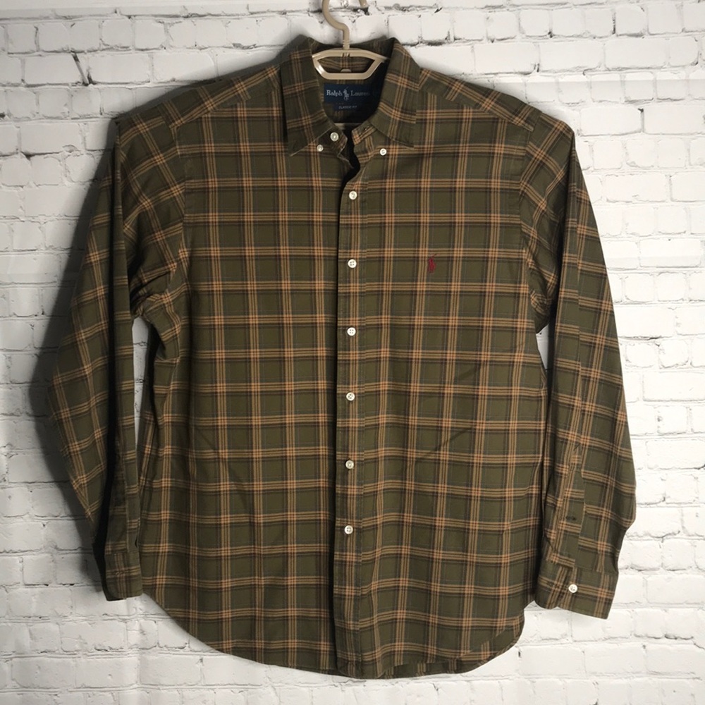 Polo by Ralph Lauren plaid long sleeve polo